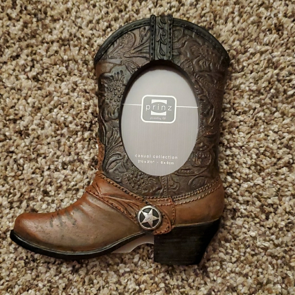 Cowboy Boot Picture Frame